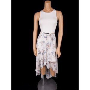 EVER NEW MELBOURNE 0 Danielle Hi-Lo Dress Floral Asymmetrical